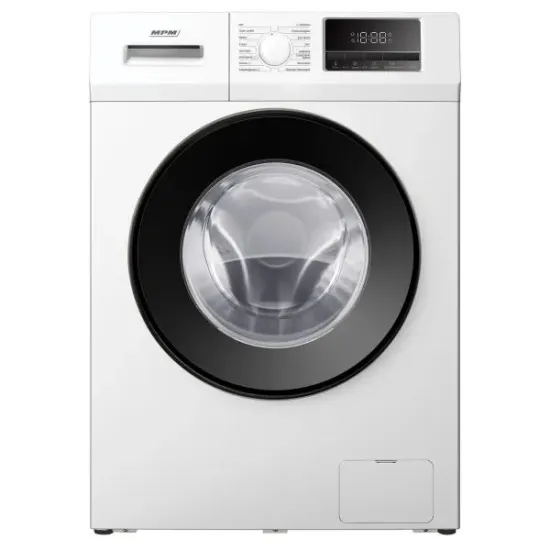 MPM MPM-5814-PT-43 elöltöltős mosógép, 8 kg, inverter motor, gőz, 60x52x85 cm 