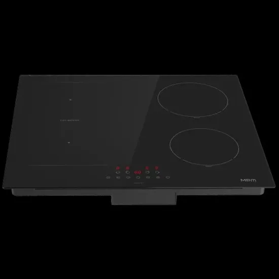 MPM MPM-60-IM-15 beépíthető indukciós kerámialap, 59x6.2x52 cm, fekete szín 