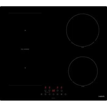 MPM MPM-60-IM-15 beépíthető indukciós kerámialap, 59x6.2x52 cm, fekete szín 