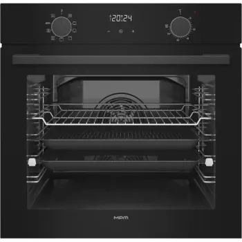 MPM MPM-63-BO-30 beépíthető sütő, 76L, 59.5x56.5x59.5 cm, fekete szín