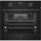 MPM MPM-63-BO-30 beépíthető sütő, 76L, 59.5x56.5x59.5 cm, fekete szín