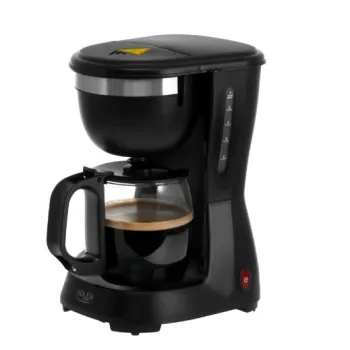 Adler AD4381 filteres tea-kávéfőző, 0.6L, 600W, fekete szín 