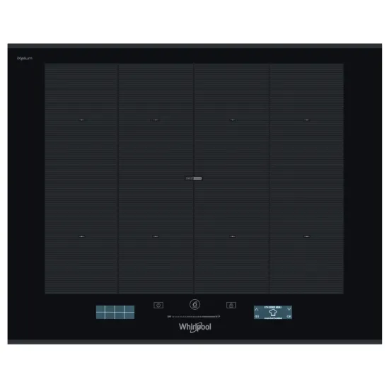 Whirlpool SMP 658C/BT/IXL beépíthető indukciós kerámialap, 65x51x5.4 cm, fekete szín