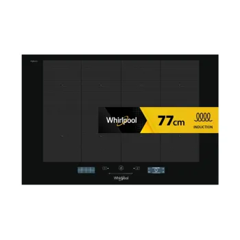 Whirlpool SMP 778 C/NE/IXL beépíthető indukciós kerámialap, 77x51x5.7 cm, fekete szín 