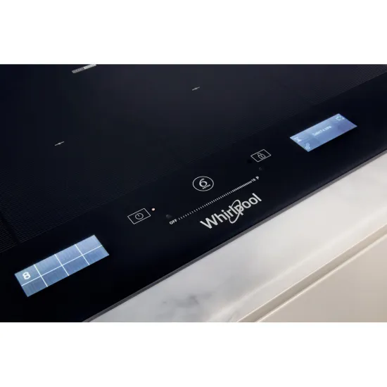 Whirlpool SMP 778 C/NE/IXL beépíthető indukciós kerámialap, 77x51x5.7 cm, fekete szín 