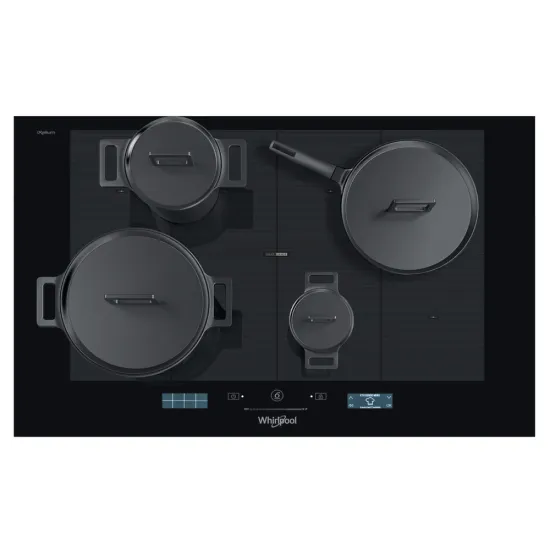 Whirlpool SMP 778 C/NE/IXL beépíthető indukciós kerámialap, 77x51x5.7 cm, fekete szín 