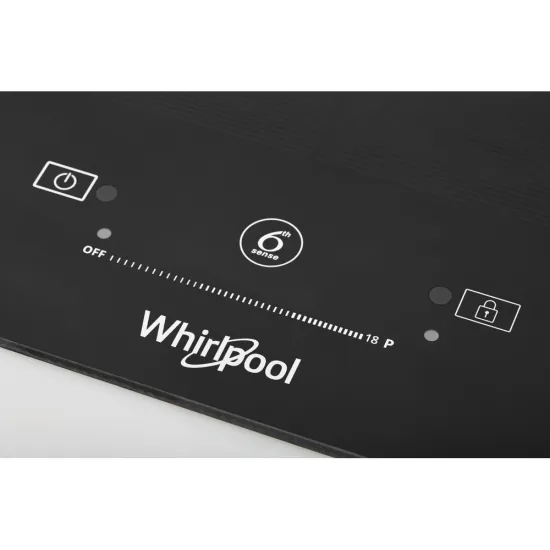 Whirlpool SMP 9010 C/NE/IXL beépíthető indukciós kerámialap, 86x51x5.7 cm, fekete szín 