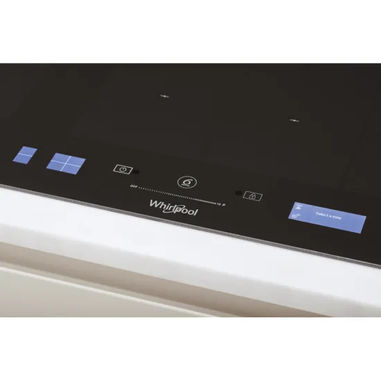 Whirlpool SMP 9010 C/NE/IXL beépíthető indukciós kerámialap, 86x51x5.7 cm, fekete szín 