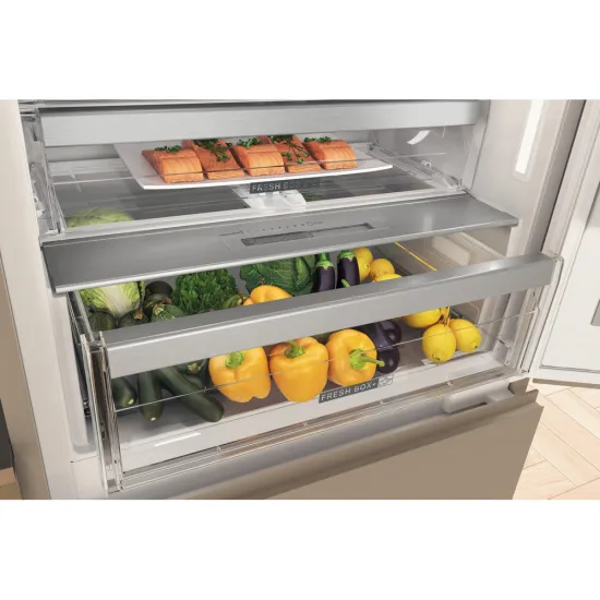 Whirlpool SP40 812 EU 2 beépíthető alulfagyasztós kombinált hűtőszekrény, Zen Inverter Kompresszor, 299/101L, 69x54.5x193.5 cm