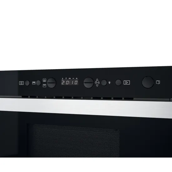Whirlpool W9 MN840 IXL beépíthető mikrohullámú sütő, 750W, 22L, 59.5x32x38.2 cm, inox szín