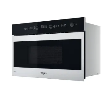 Whirlpool W9 MN840 IXL beépíthető mikrohullámú sütő, 750W, 22L, 59.5x32x38.2 cm, inox szín