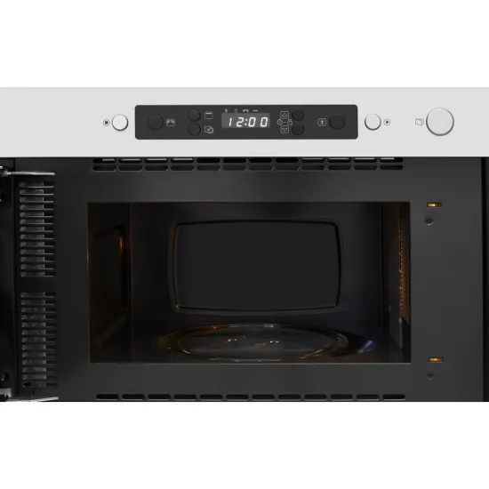 Whirlpool W9 MN840 IXL beépíthető mikrohullámú sütő, 750W, 22L, 59.5x32x38.2 cm, inox szín