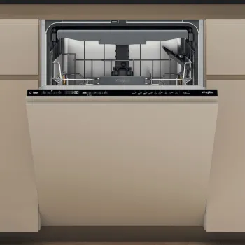 Whirlpool WH6IB16AM6T0 teljesen beépíthető mosogatógép, 16 teríték, 3 kosár, automatikus ajtónyitás, 59.8x55.5x82 cm