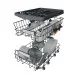 Whirlpool WH6PB10BS7A0 beépíthető kezelőpaneles mosogatógép, 10 teríték, 3 kosár, automatikus ajtónyitás, 44.8x55.5x82 cm