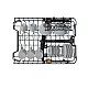 Whirlpool WH6UB10BS7A0X pult alá építhető kezelőpaneles mosogatógép, 10 teríték, 3 kosár, automatikus ajtónyitás, 44.8x59x82 cm, inox szín 