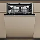 Whirlpool WH7IPA15BM6L0 teljesen beépíthető mosogatógép, 15 teríték, automatikus ajtónyitás, 59.8x55.5x82 cm