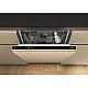 Whirlpool WH7IPA15BM6L0 teljesen beépíthető mosogatógép, 15 teríték, automatikus ajtónyitás, 59.8x55.5x82 cm
