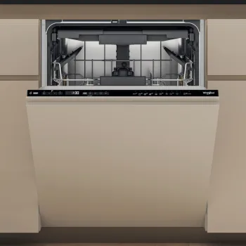Whirlpool WH7IPC15BM60 teljesen beépíthető mosogatógép, 3 kosár, automatikus ajtónyitás, 15 teríték, 59.8x55.5x82 cm