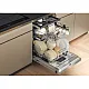Whirlpool WH7PA15AM60 beépíthető kezelőpaneles mosogatógép, 15 teríték, automatikus ajtónyitás, 59.8x55.5x82 cm, inox szín 