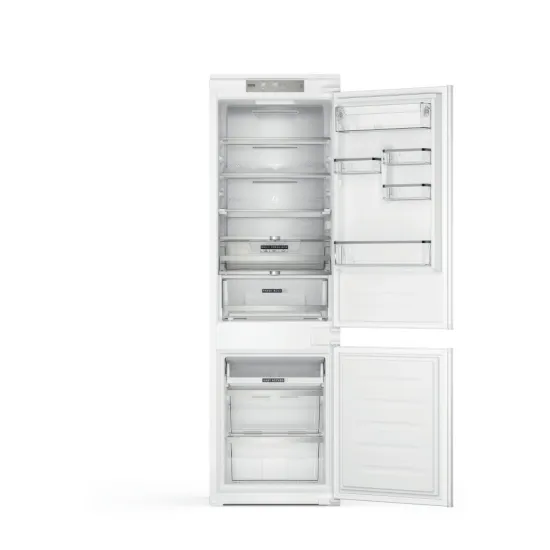 Whirlpool WHC18 T573 Total No Frost beépíthető alulfagyasztós kombinált hűtőszekrény, 182/68L, Zen Inverter Kompresszor, 54x54.5x177 cm