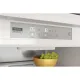 Whirlpool WHC18 T573 Total No Frost beépíthető alulfagyasztós kombinált hűtőszekrény, 182/68L, Zen Inverter Kompresszor, 54x54.5x177 cm