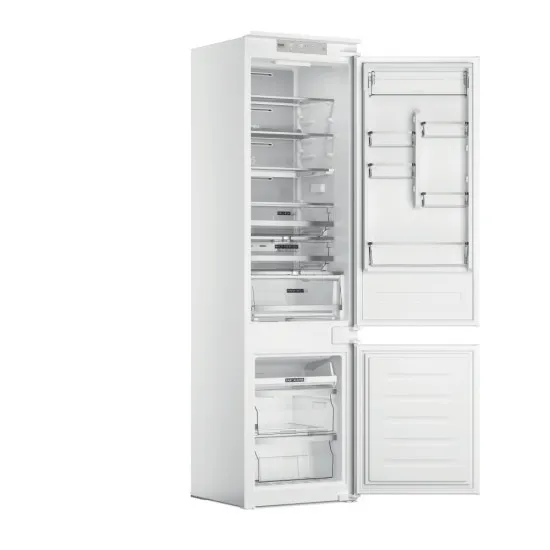 Whirlpool WHC20 T573 P Total No Frost beépíthető alulfagyasztós hűtőszekrény, Zen Inverter Kompresszor, 212/68L, 54x54.5x193.5 cm