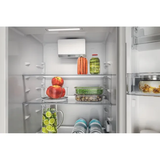 Whirlpool WHC20D013D1 beépíthető alulfagyasztós kombinált hűtőszekrény, Zen Inverter Kompresszor, 221/79L, 54x54.5x193.5 cm