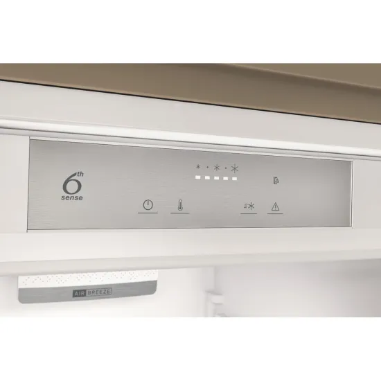 Whirlpool WHC20D013D1 beépíthető alulfagyasztós kombinált hűtőszekrény, Zen Inverter Kompresszor, 221/79L, 54x54.5x193.5 cm