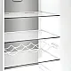 Whirlpool WHK 25404 XP8E Total No Frost alulfagyasztós kombinált hűtőszekrény, 249/106L, Zen Inverter kompresszor, 59.5x66.3x203.5 cm, új ezüst szín