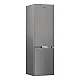 Whirlpool WHK 25404 XP8E Total No Frost alulfagyasztós kombinált hűtőszekrény, 249/106L, Zen Inverter kompresszor, 59.5x66.3x203.5 cm, új ezüst szín
