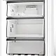 Whirlpool WHK 25404 XP8E Total No Frost alulfagyasztós kombinált hűtőszekrény, 249/106L, Zen Inverter kompresszor, 59.5x66.3x203.5 cm, új ezüst szín