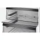 Whirlpool WHK 25404 XP8E Total No Frost alulfagyasztós kombinált hűtőszekrény, 249/106L, Zen Inverter kompresszor, 59.5x66.3x203.5 cm, új ezüst szín
