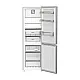 Whirlpool WHK 26363 XP6E Total No Frost alulfagyasztós kombinált hűtőszekrény, 210/106L, Zen Inverter kompresszor, 59.5x66.3x186.5 cm, inox szín 