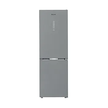 Whirlpool WHK 26363 XP6E Total No Frost alulfagyasztós kombinált hűtőszekrény, 210/106L, Zen Inverter kompresszor, 59.5x66.3x186.5 cm, inox szín 