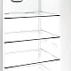 Whirlpool WHK 26363 XP6E Total No Frost alulfagyasztós kombinált hűtőszekrény, 210/106L, Zen Inverter kompresszor, 59.5x66.3x186.5 cm, inox szín 