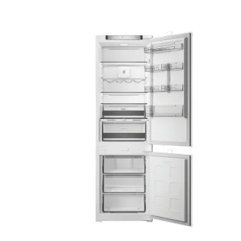 Whirlpool WHK2 5292 B4E Total No Frost beépíthető alulfagyasztós kombinált hűtőszekrény, 194/76L, Zen Inverter Kompresszor, 54x55x177.5 cm, cink fém szín 