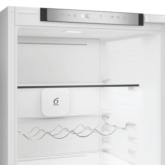 Whirlpool WHK2 5292 B4E Total No Frost beépíthető alulfagyasztós kombinált hűtőszekrény, 194/76L, Zen Inverter Kompresszor, 54x55x177.5 cm, cink fém szín 