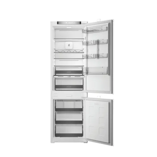 Whirlpool WHK2 5294 B6E Total No Frost beépíthető alulfagyasztós kombinált hűtőszekrény, Zen Inverter Kompresszor, 194/76L, 54x55x177.5 cm
