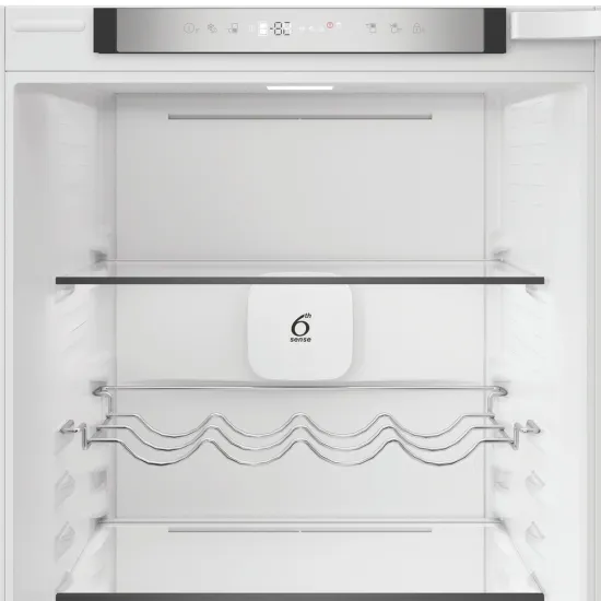 Whirlpool WHK2 5294 B6E Total No Frost beépíthető alulfagyasztós kombinált hűtőszekrény, Zen Inverter Kompresszor, 194/76L, 54x55x177.5 cm