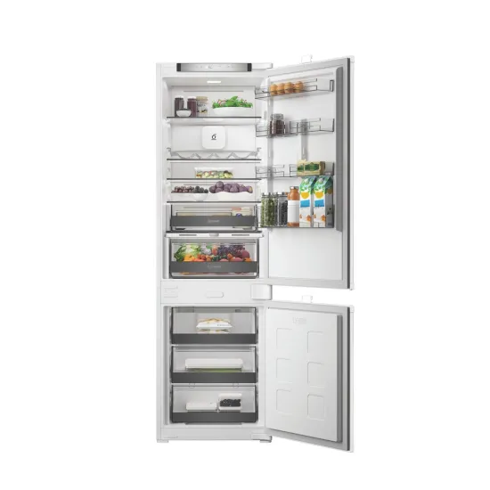 Whirlpool WHK2 5294 B6E Total No Frost beépíthető alulfagyasztós kombinált hűtőszekrény, Zen Inverter Kompresszor, 194/76L, 54x55x177.5 cm