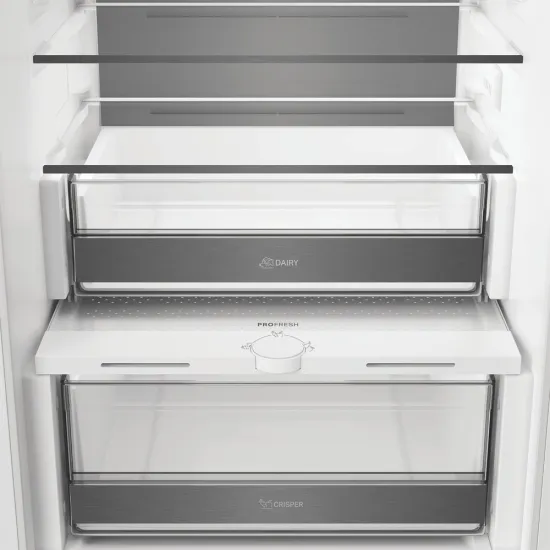 Whirlpool WHK2 5294 B6E1 Total No Frost beépíthető alulfagyasztós kombinált hűtőszekrény, Zen Inverter Kompresszor, 194/76L, 54x55x177.5 cm