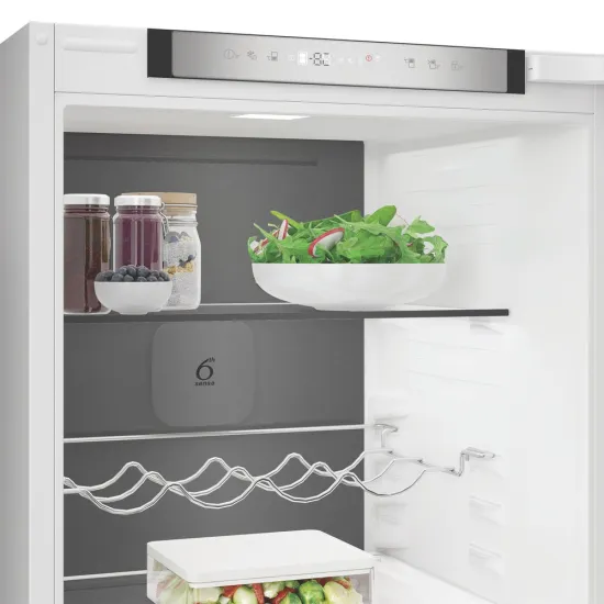 Whirlpool WHK2 5294 B6E1 Total No Frost beépíthető alulfagyasztós kombinált hűtőszekrény, Zen Inverter Kompresszor, 194/76L, 54x55x177.5 cm