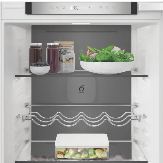Whirlpool WHK2 5294 B6E1 Total No Frost beépíthető alulfagyasztós kombinált hűtőszekrény, Zen Inverter Kompresszor, 194/76L, 54x55x177.5 cm