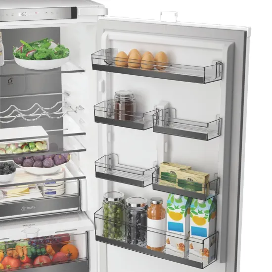 Whirlpool WHK2 5294 B6E1 Total No Frost beépíthető alulfagyasztós kombinált hűtőszekrény, Zen Inverter Kompresszor, 194/76L, 54x55x177.5 cm