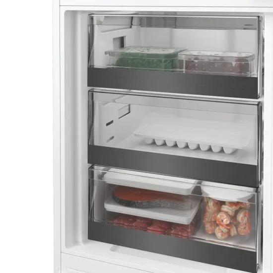Whirlpool WHK2 5294 B6E1 Total No Frost beépíthető alulfagyasztós kombinált hűtőszekrény, Zen Inverter Kompresszor, 194/76L, 54x55x177.5 cm