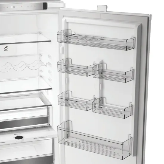 Whirlpool WHK2 5294 B7E1 Total No Frost beépíthető alulfagyasztós kombinált hűtőszekrény, Zen Inverter Kompresszor, 194/76L, 54x55x177.5 cm