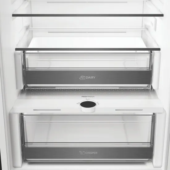 Whirlpool WHK2 5294 B7E1 Total No Frost beépíthető alulfagyasztós kombinált hűtőszekrény, Zen Inverter Kompresszor, 194/76L, 54x55x177.5 cm