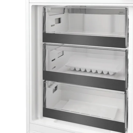 Whirlpool WHK2 5294 B7E1 Total No Frost beépíthető alulfagyasztós kombinált hűtőszekrény, Zen Inverter Kompresszor, 194/76L, 54x55x177.5 cm