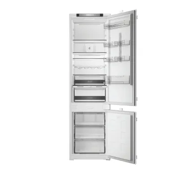 Whirlpool WHK2 5322 B4E Total No Frost beépíthető alulfagyasztós kombinált hűtőszekrény, 224/76L, Zen Inverter Kompresszor, 54x55x193.5 cm, cink fém szín 