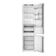 Whirlpool WHK2 5322 B4E Total No Frost beépíthető alulfagyasztós kombinált hűtőszekrény, 224/76L, Zen Inverter Kompresszor, 54x55x193.5 cm, cink fém szín 